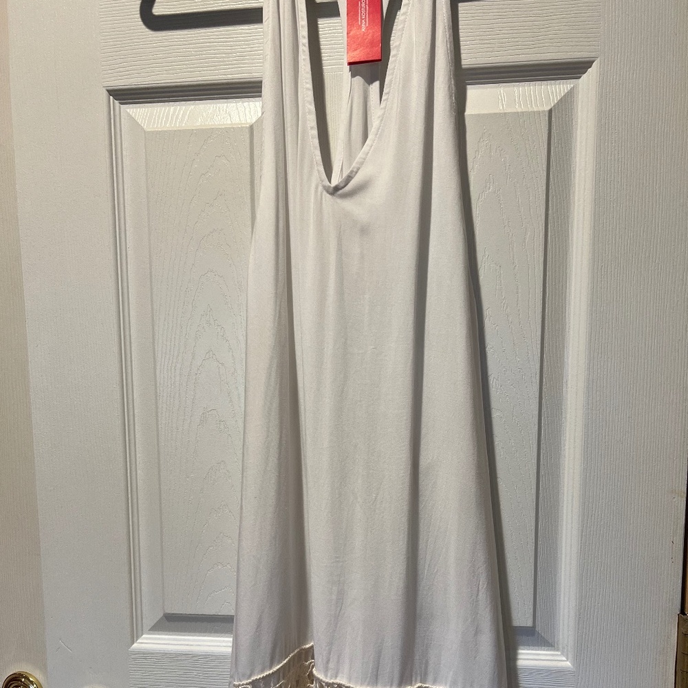 Anna Kosturova Racerback Beach Cover-Up